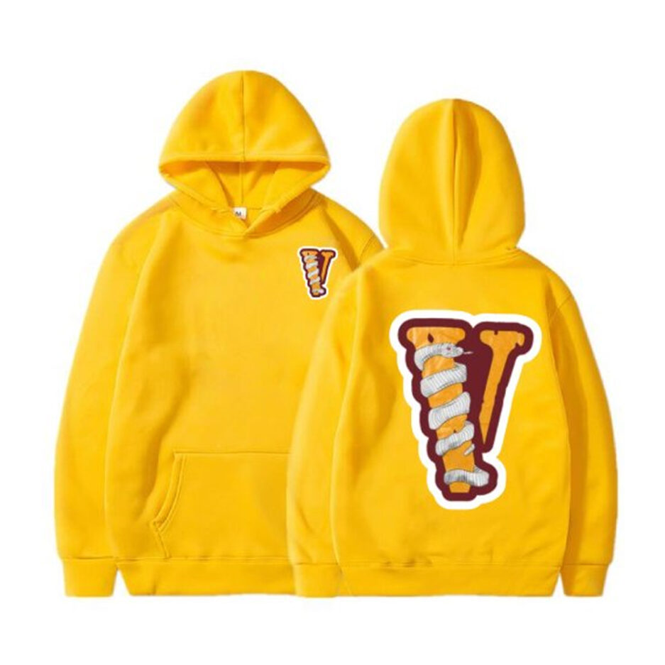 Vlone Gray Snake Edition Hoodie (8)