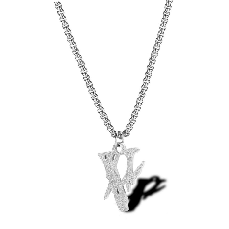 Vlone Hiroshi Fujiwara Lightning Joint Necklace Edison Popular Brand Hip Hop Disco Dancing Men And Women