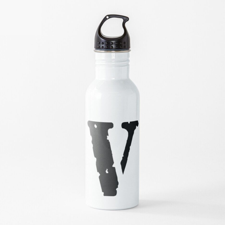 Vlone Logo Black Water Bottle