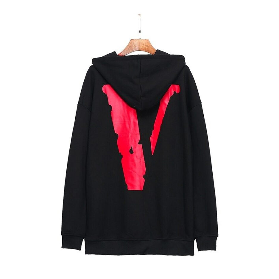 Vlone Logo Printed Long Sleeve Hoodie (3)