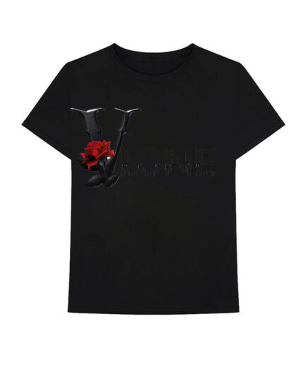 Vlone Red Flowers T Shirt (1)