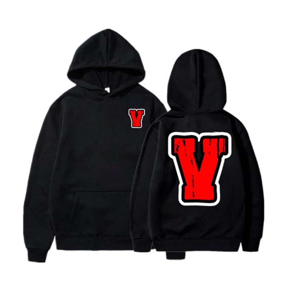 Vlone Red Staple Hoodie (1)