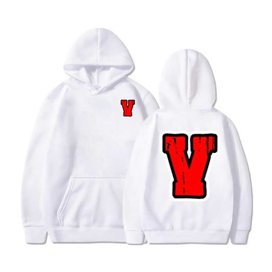 Vlone Red Staple Hoodie (2)