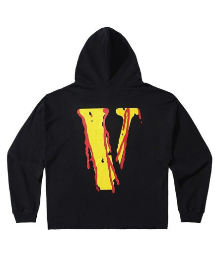 Vlone Smiley Face Cotton Hoodie (1)