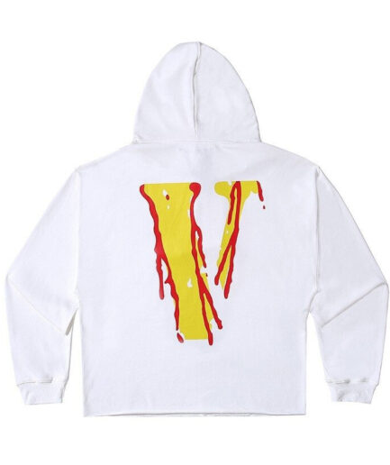 Vlone Smiley Face Cotton Hoodie (2)