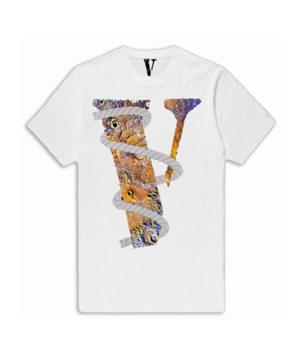 Vlone Strip Staple White T Shirt (1)