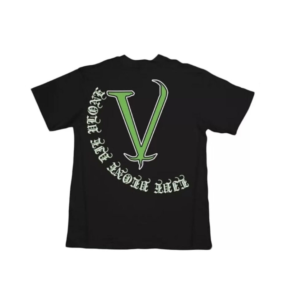 Vlone Sulphur Gothic Graphic Tee - Green