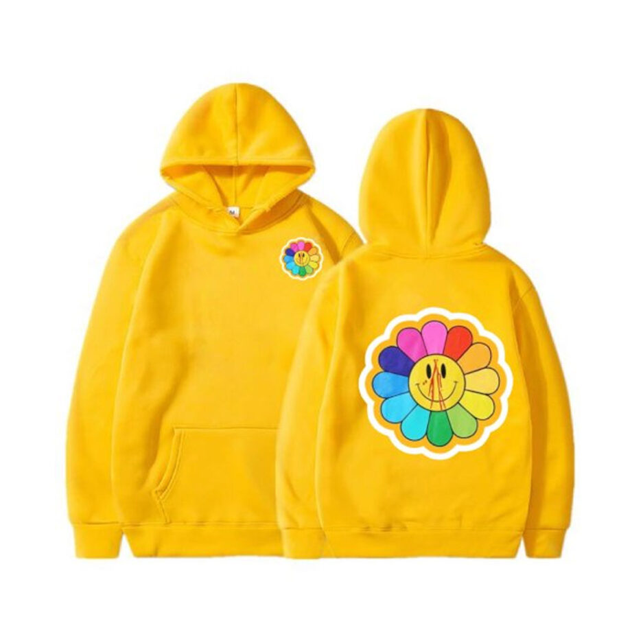 Vlone Sunflower Murakami Takashi Hoodie (1)