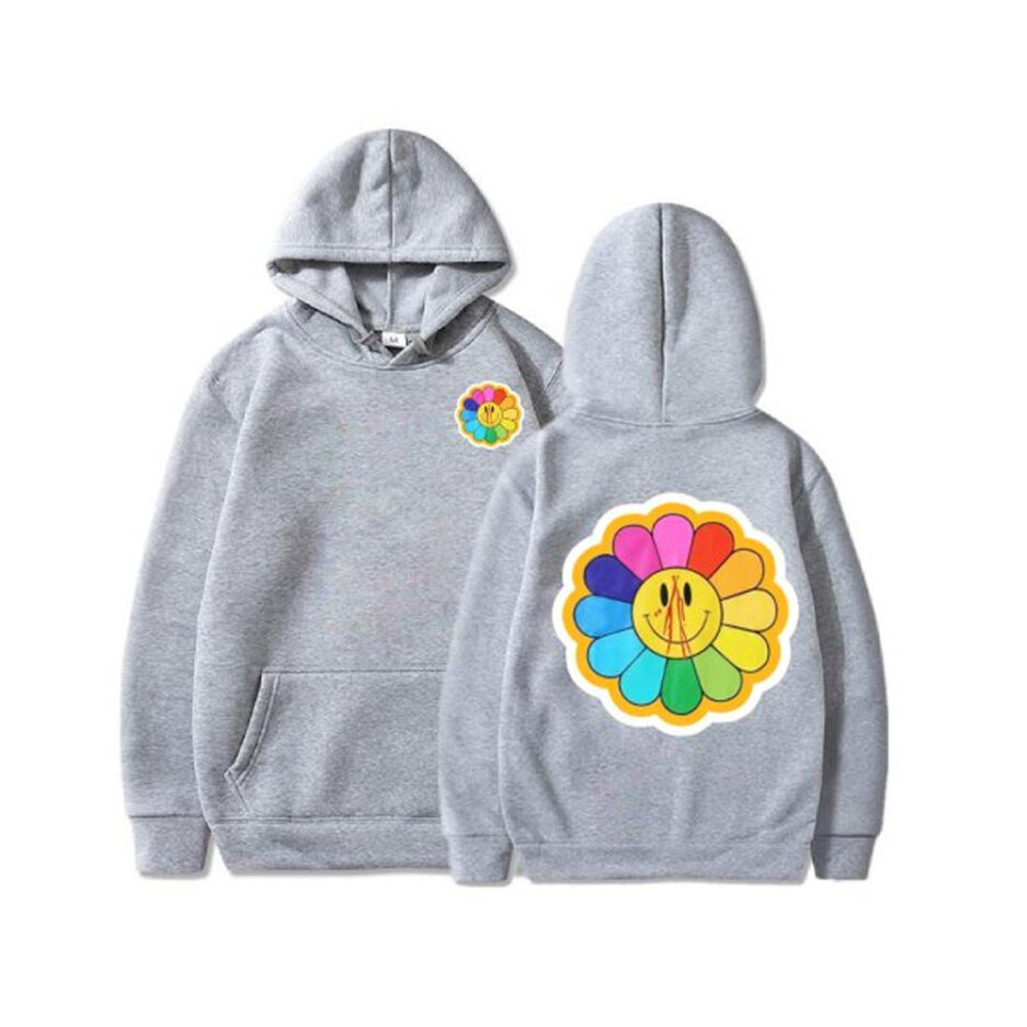 Vlone Sunflower Murakami Takashi Hoodie (2)