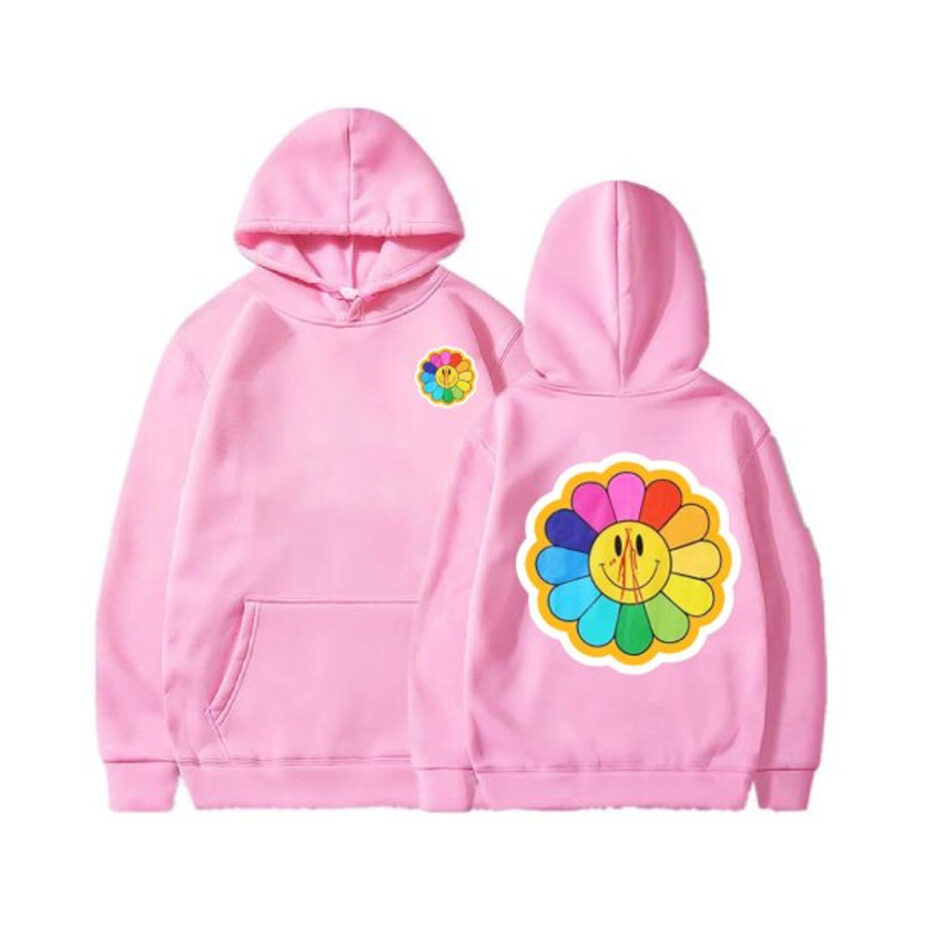 Vlone Sunflower Murakami Takashi Hoodie (3)