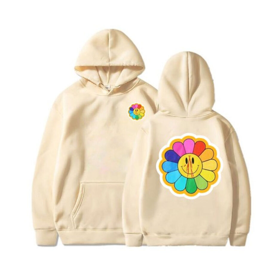 Vlone Sunflower Murakami Takashi Hoodie (4)