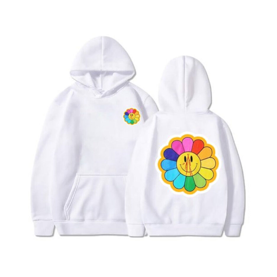 Vlone Sunflower Murakami Takashi Hoodie (5)