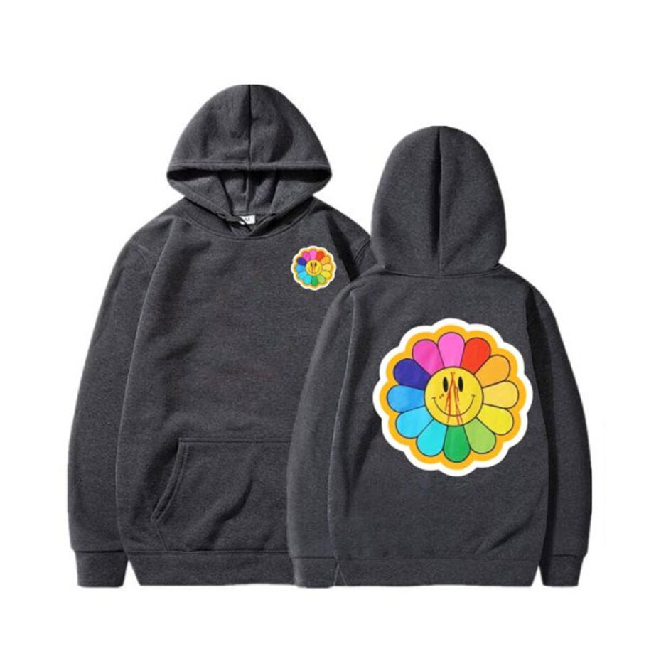 Vlone Sunflower Murakami Takashi Hoodie (6)