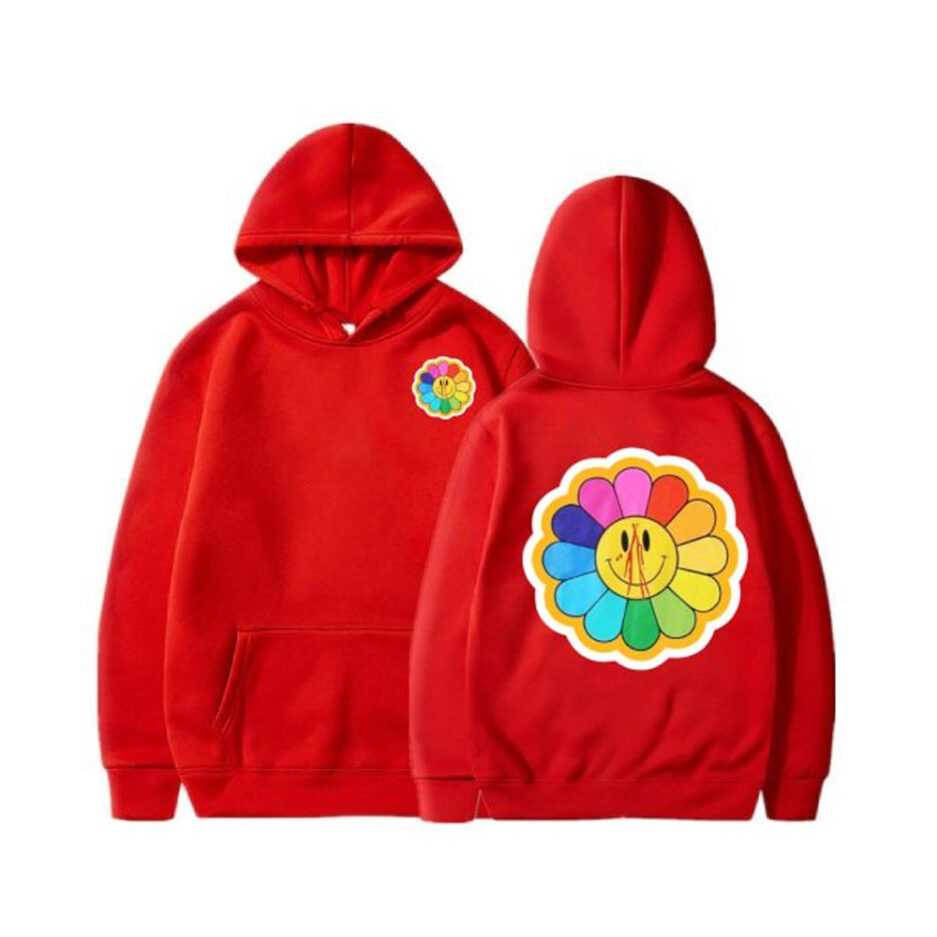 Vlone Sunflower Murakami Takashi Hoodie (7)