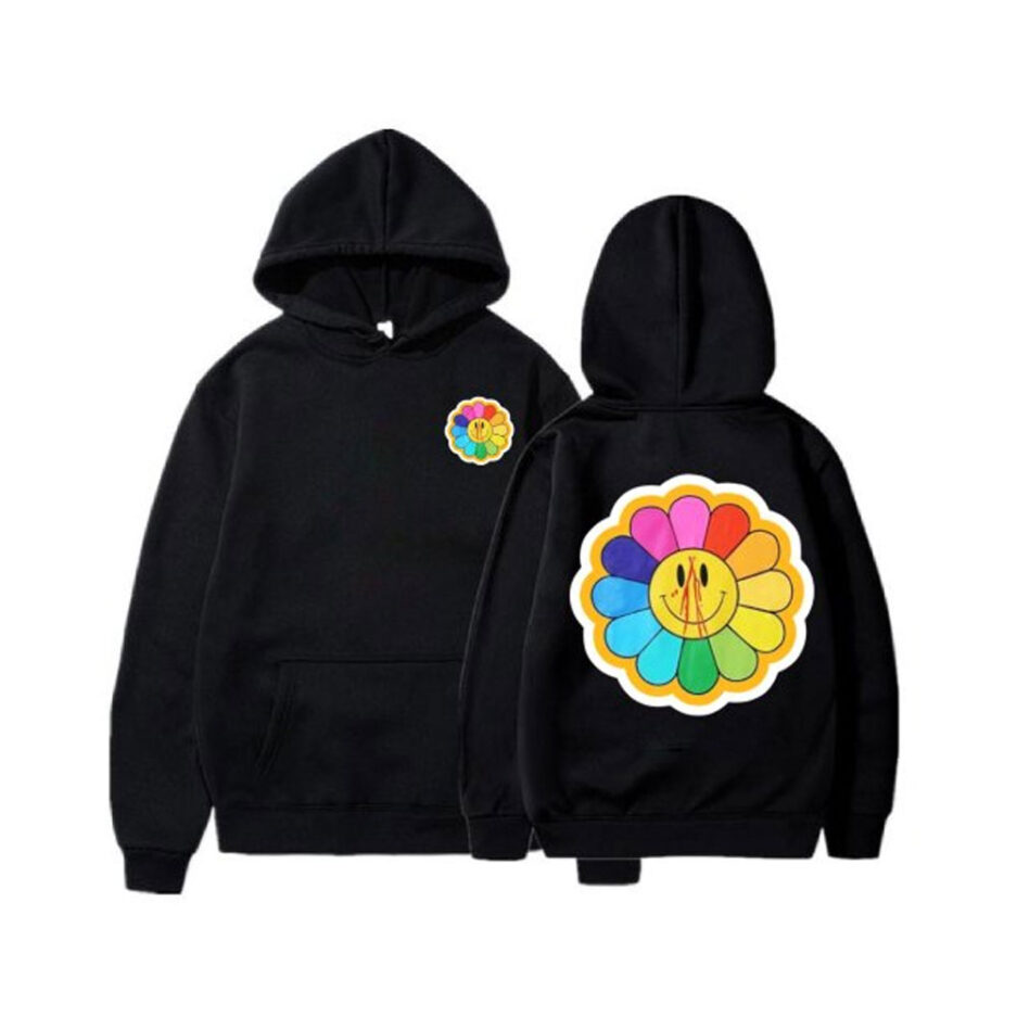 Vlone Sunflower Murakami Takashi Hoodie (8)