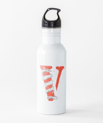 Vlone Tide Big Red V Letter Printing Python Venom Water Bottle