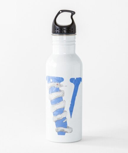 Vlone Tide Big V Letter Printing Python Venom Water Bottle