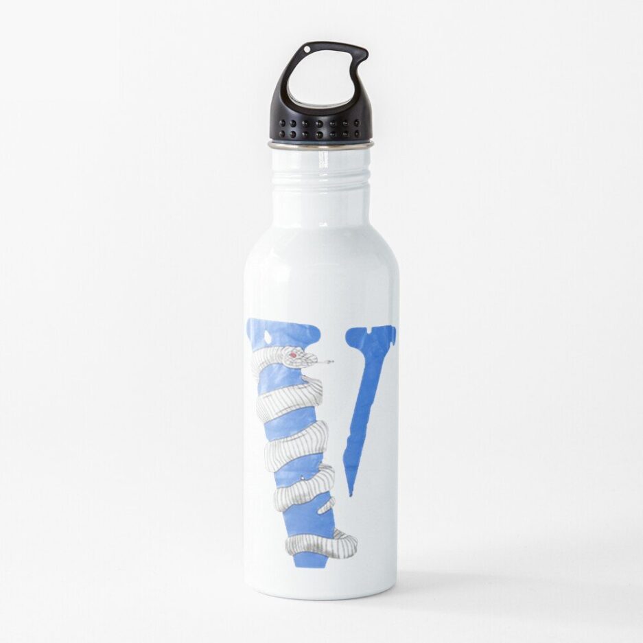 Vlone Tide Big V Letter Printing Python Venom Water Bottle