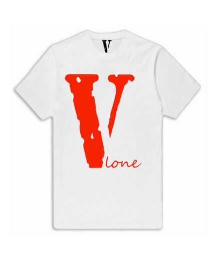 Vlone V Red Staple Black T Shirt (2)