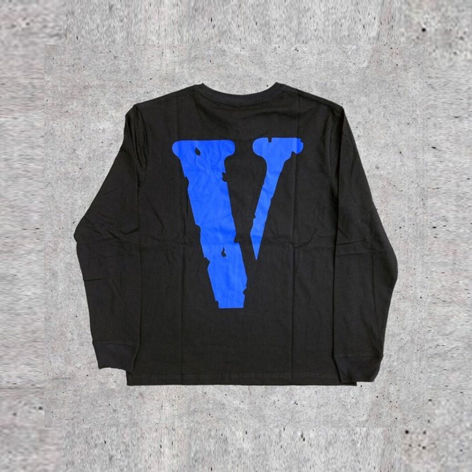 Vlone V Staple Sweatshirt BlueBlack (2)