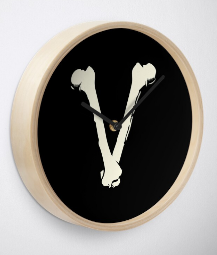 Vlone bones Clock 2