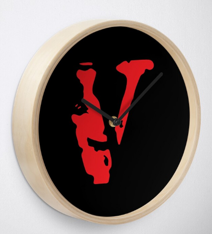 Vlone Red Blood Clock