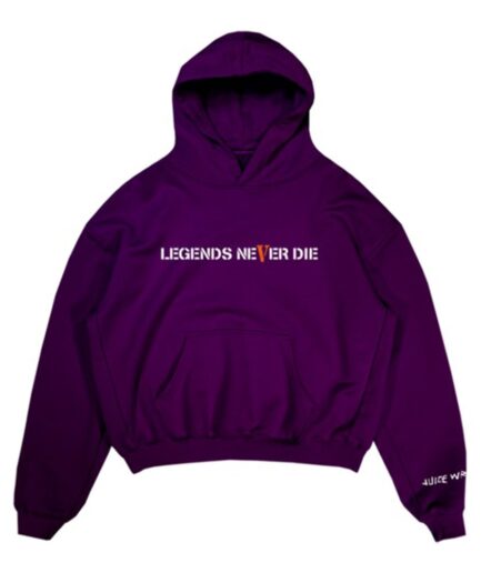 Vlone x Legends Never Die Purple Hoodies