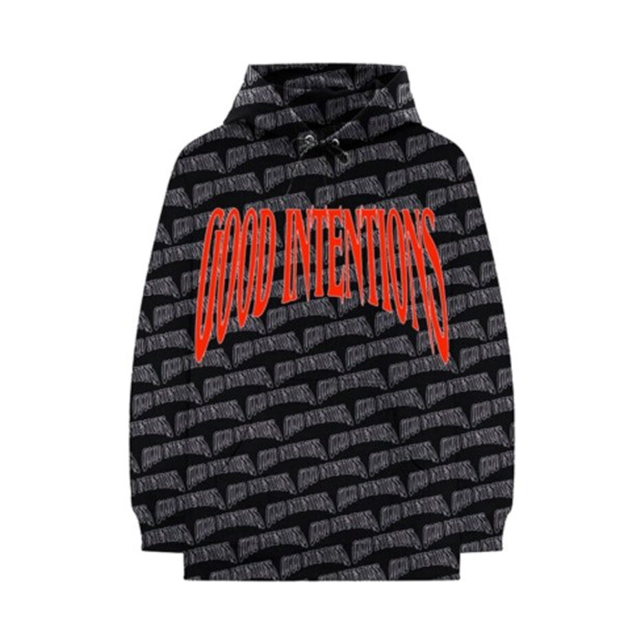 Vlone x Nav All Over Printed Hoodie (1)