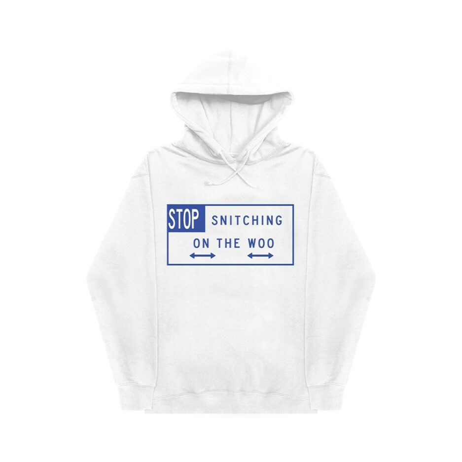 Vlone x Pop Smoke Stop Snitching On The Woo Hoodie