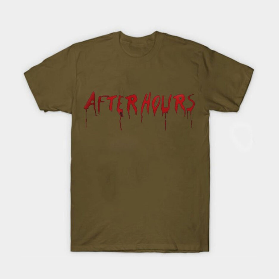 Vlone x The Weeknd After Hours Acid Drip T Shirt (5)