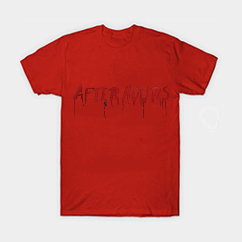 Vlone x The Weeknd After Hours Acid Drip T Shirt (7)