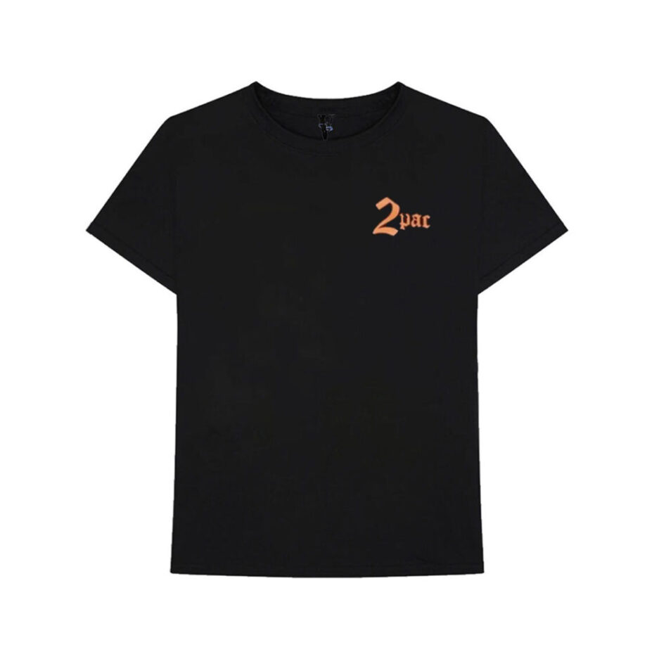 Vlone x Tupac Cross Black T-Shirt