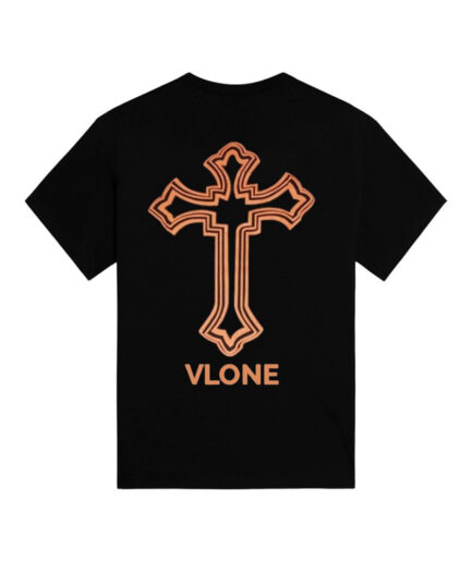 Vlone x Tupac Cross Black T-Shirt