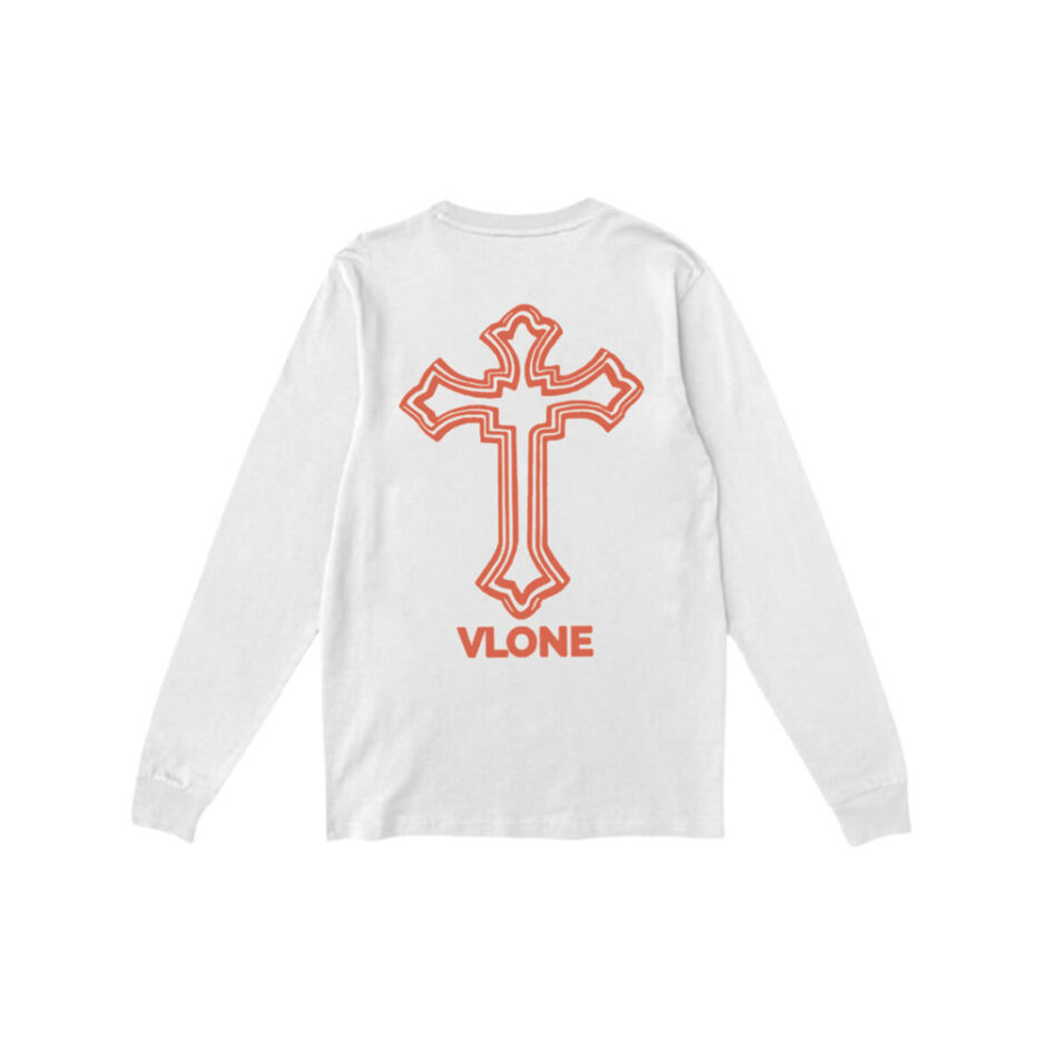 Vlone x Tupac Cross Sweatshirt – White