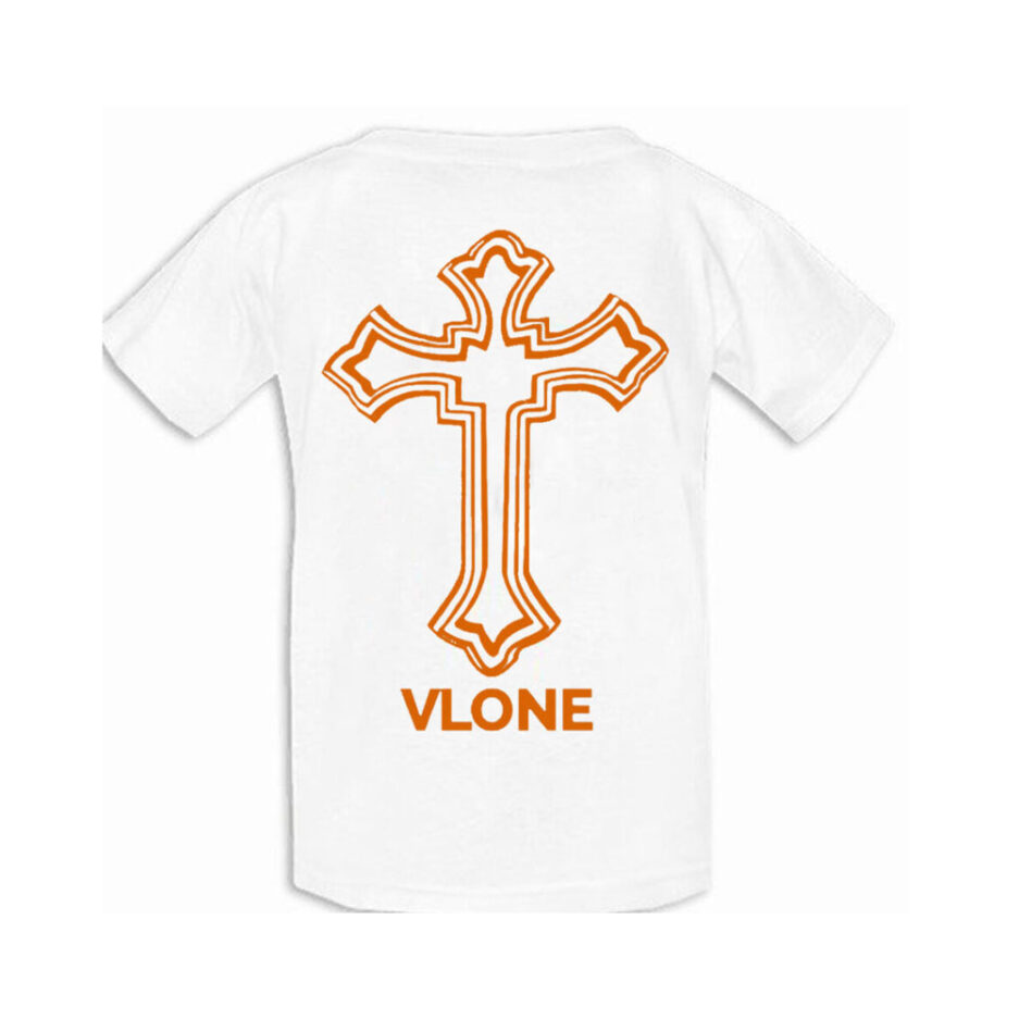 Vlone x Tupac Powamekka Cafe White T-Shirt