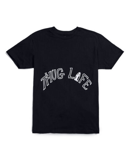 Vlone x Tupac Thug Life Tattoo Black T-Shirt