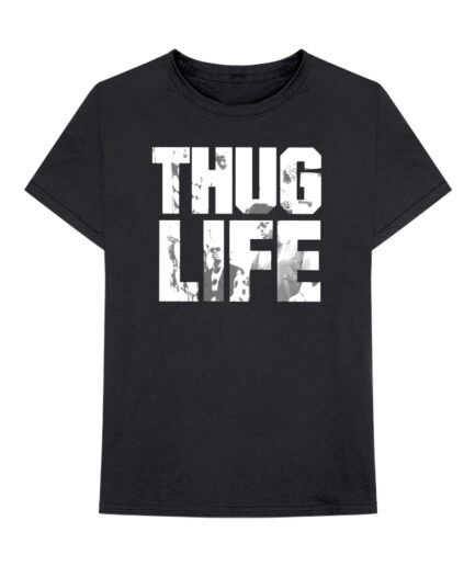 Vlone x Tupac Thug Life Album Art Black T-Shirt