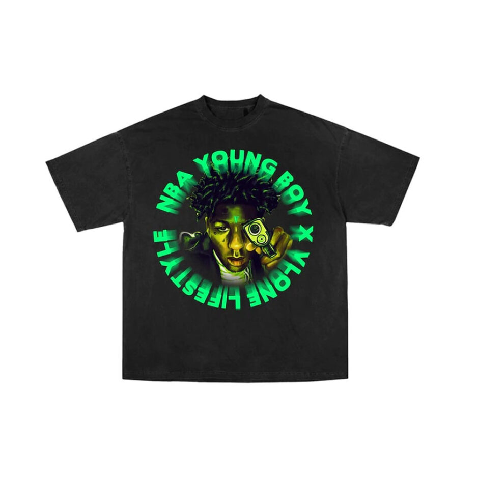 YoungBoy NBA x Vlone Cross Roads Tee