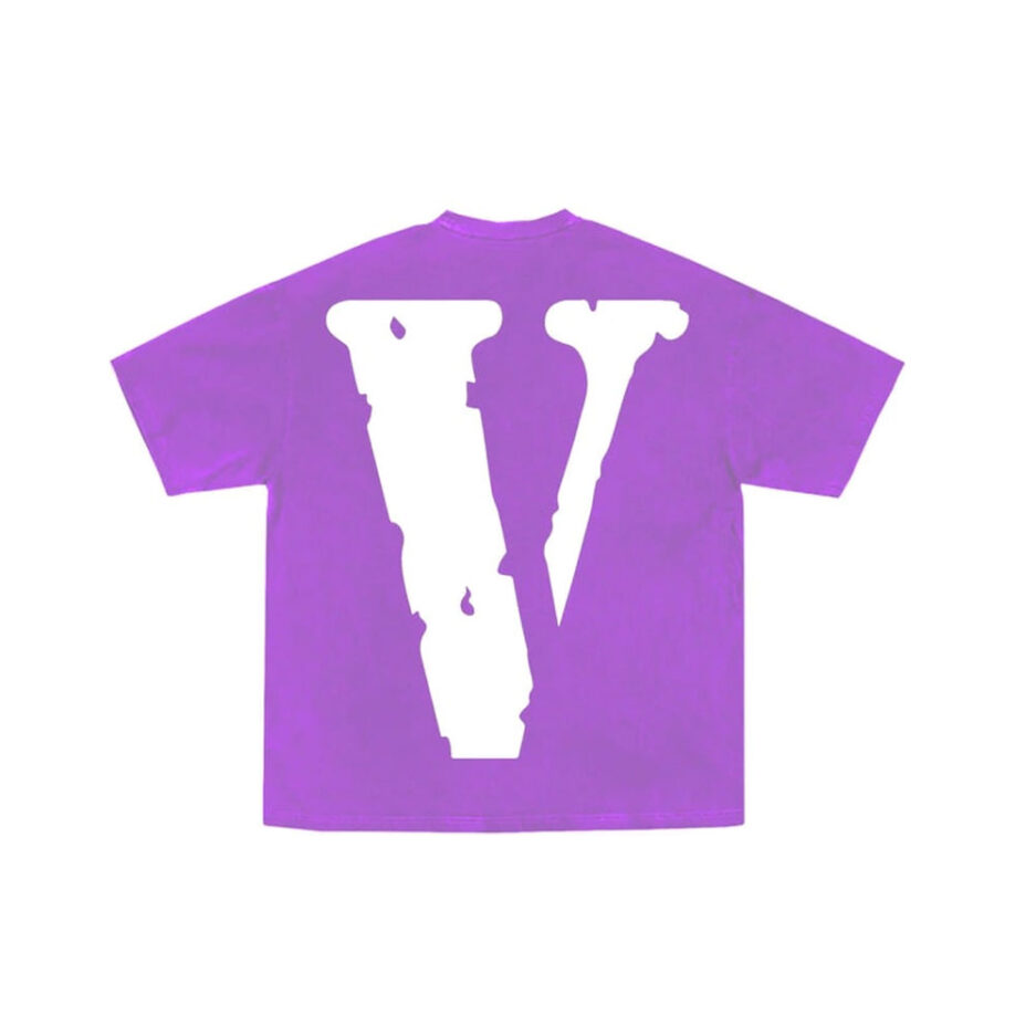 YoungBoy NBA x Vlone Peace Hardly Purple Tee