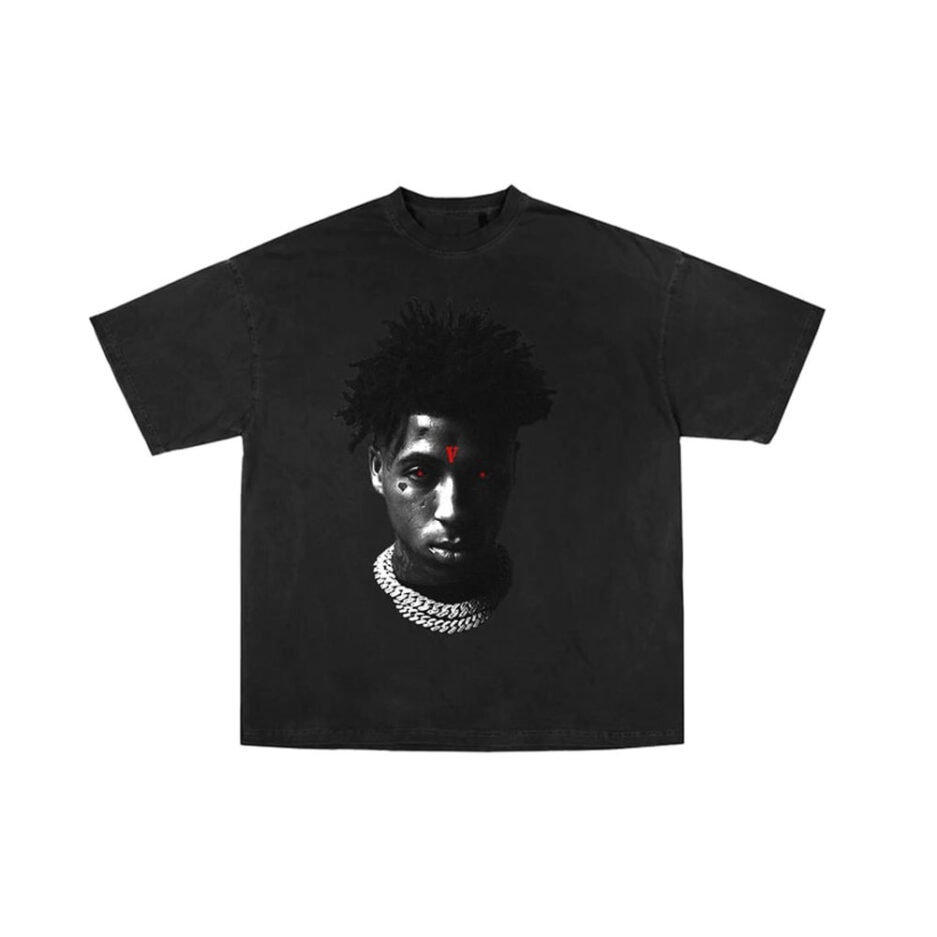 YoungBoy NBA x Vlone Reaper’s Child Black Tee