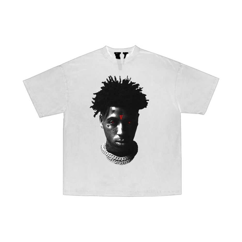 YoungBoy NBA x Vlone Reaper’s Child White Tee