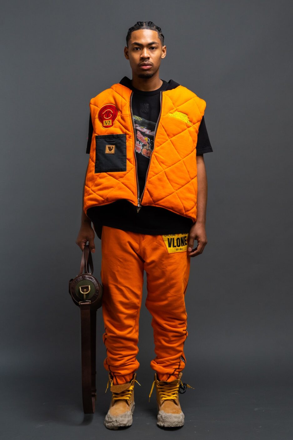 Caution Reversible Zip Vest2