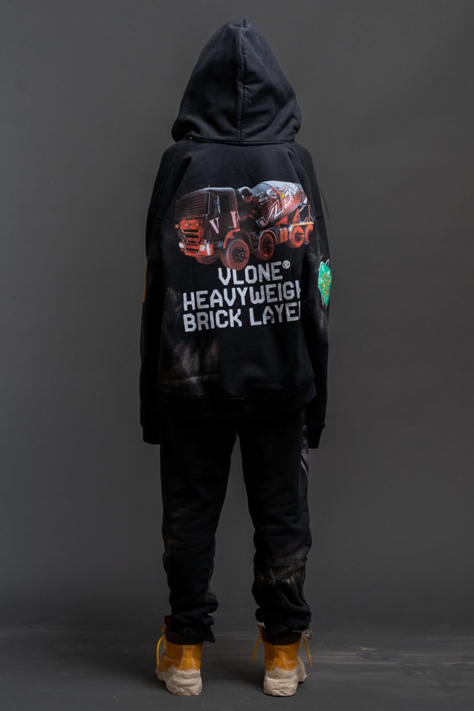 Vlone Cement Zip Hoodie1