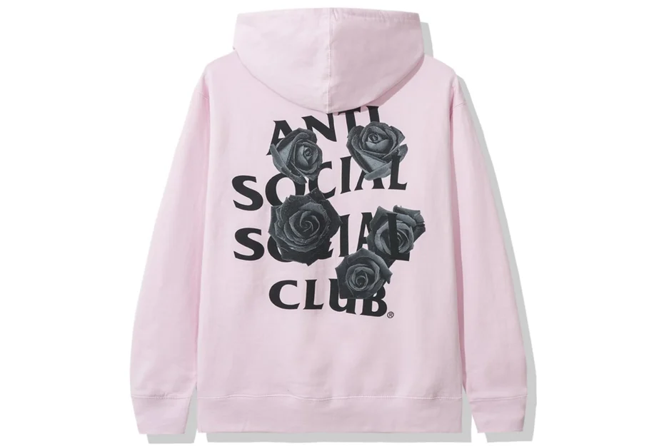 Anti Social Social Club Bat Emoji Hoodie Pink 1.webp