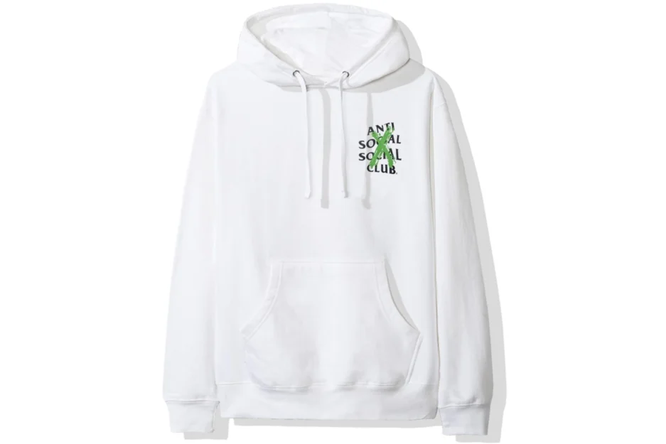 Anti Social Social Club Cancelled Remix Hoodie White 2.webp