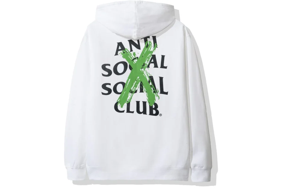 Anti Social Social Club Cancelled Remix Hoodie White.webp