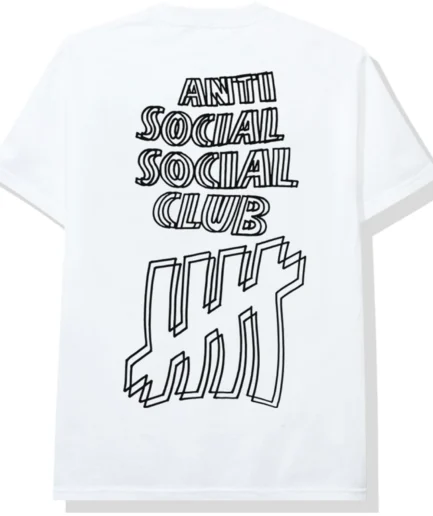 Anti Social Social Club x Undefeated Tee White 1.webp