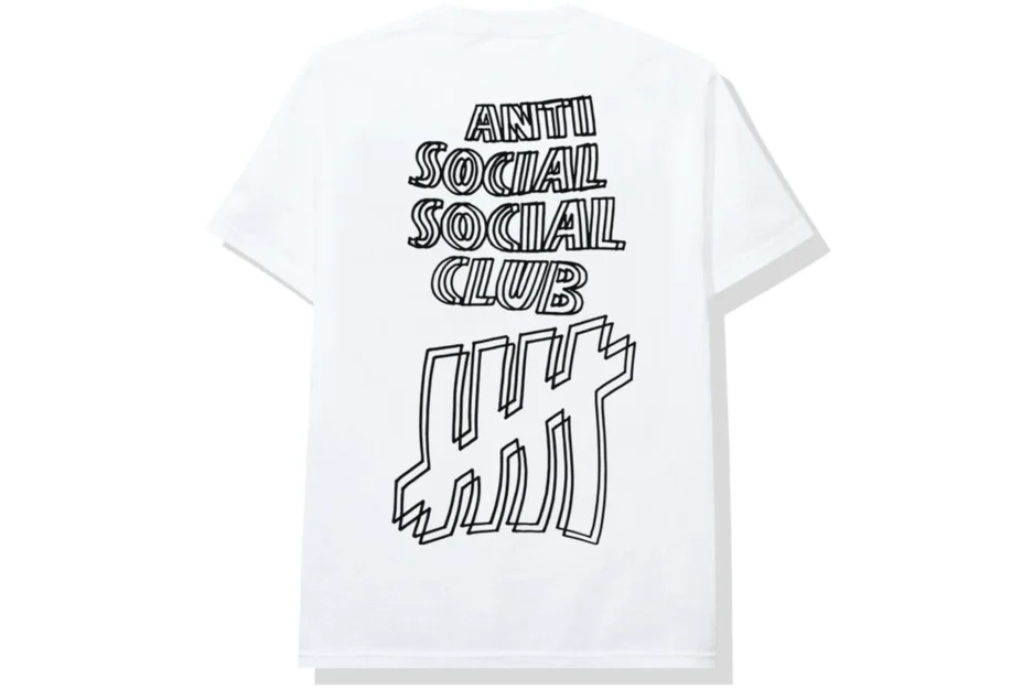 Anti Social Social Club x Undefeated Tee White 1.webp